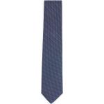 Cravatte slim scontate blu di seta per Uomo Boss 