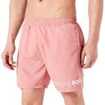 Shorts rosa XL in poliestere per Uomo Boss 