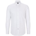 Camicie scontate bianche M di cotone a tema Austria manica lunga su misura per Uomo Boss 