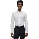 Camicie scontate eleganti bianche L Bio alla coreana per Uomo Boss 