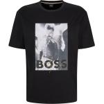 BOSS T-shirt in cotone intrecciato con grafica esclusiva - Style T_Mercury, 50487136 Nero M