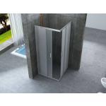 Porta doccia scorrevole in alluminio 