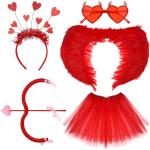 Costumi Cosplay rossi per San Valentino per Donna 