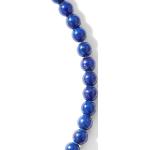 Beads blu in argento 
