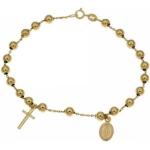 Bracciali rosario gialli in oro per Donna Maglione gioielli 