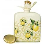 Deodoranti giallo limone di porcellana a tema limone per ambienti Brandani 