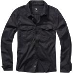 Camicie scontate nere 7 XL di cotone con manica lunga per Uomo Brandit 