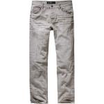 Jeans dritti scontati grigi di cotone per Uomo Brandit 
