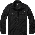Camicie scontate nere 5 XL taglie comode di pile con manica lunga per Uomo Brandit 