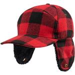 Cappelli invernali scontati rossi in similpelle per Donna Brandit 