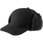 Cappelli invernali casual neri di eco-pelliccia 