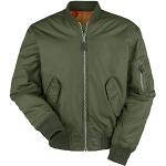 Brandit Brandit MA1 Jacket, Giacca Uomo, Verde (Olive), 3XL