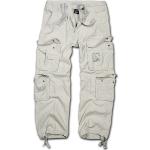 Pantaloni cargo scontati beige XL taglie comode di cotone per Uomo Brandit 