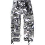 Pantaloni cargo scontati grigi XXL taglie comode di cotone per Uomo Brandit 