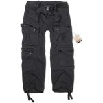 Pantaloni cargo scontati grigi XL taglie comode di cotone per Uomo Brandit 