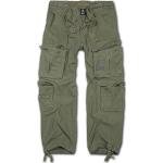 Pantaloni cargo scontati verdi 4 XL di cotone per Uomo Brandit 