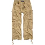 Pantaloni cargo scontati beige XL di cotone per Uomo Brandit 