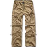 Pantaloni beige 3 XL taglie comode traspiranti da trekking per Uomo Brandit 