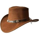 Cappelli western casual marrone chiaro per Uomo Brandslock 