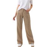 BRAX Style Farina Pantaloni in Lino, Caramella MOU, 34W x 32L Donna