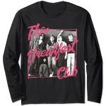 Breakfast Club Pink Text Group Photograph Maglia a Manica
