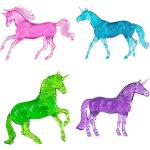 Breyer 6048 - Stablemates - Set Collezione Regalo Unicorno In Scala 1:32 (Multicolore)(3" x 4")