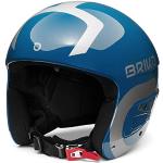 Briko (ZIOIO) Vulcano FIS 6.8, Helmet Unisex Adulti, Shiny Blue-Silver, L