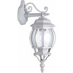 Brilliant Istria 48682/05 - Lampada da parete da esterni, per 1 lampadina E 27 max. 53 W, in alluminio pressofuso e vetro, colore: Bianco/trasparente
