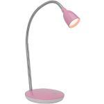 BRILLIANT lampada Anthony lampada da tavolo a LED ferro/rosa | 1x LED 2.4W integrato, (200lm, 3000K) | Scala da A ++ a E | Con pressostato sulla base