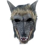 Maschere marroni Taglia unica da lupo per Uomo Bristol Novelty 