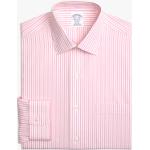 Camicie Oxford eleganti rosa chiaro di cotone a quadri lavabili in lavatrice per Uomo Brooks Brothers 