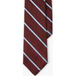 Cravatte tinta unita bordeaux di seta a righe per Uomo Brooks Brothers 