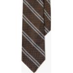 Cravatte tinta unita kaki di seta a righe per Uomo Brooks Brothers 