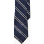 Cravatte tinta unita blu navy di seta a righe lavabili in lavatrice per Uomo Brooks Brothers 