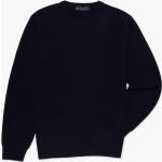 Maglie scontate blu navy XL di lana a girocollo lavaggio a mano manica lunga con girocollo per Uomo Brooks Brothers 
