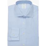 Camicie stretch eleganti blu pastello di cotone traspiranti per Uomo Brooks Brothers 