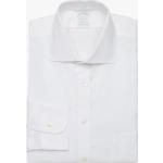 Camicie stretch eleganti bianche di cotone traspiranti per Uomo Brooks Brothers 