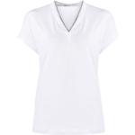 Magliette & T-shirt bianche M con scollo a V mezza manica con scollo a V Brunello Cucinelli 