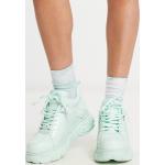 Sneakers larghezza E scontate verdi numero 39 in poliuretano antiscivolo platform Buffalo 