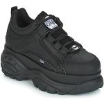 Sneakers larghezza EE nere con tacco da 7cm a 9 cm per Donna Buffalo 