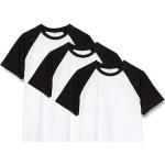 Magliette & T-shirt raglan scontati classici bianchi 5 XL taglie comode di cotone mezza manica per Uomo Build your Brand 