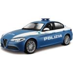 Modellini Alfa Romeo scontati in metallo polizia BBurago 