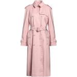 Cappotti con cintura  classici rosa chiaro S di cotone tinta unita manica lunga per Donna Burberry 