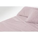 Completi letto singolo rosa 90x190 cm di cotone 6 pezzi 