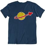 buzz shirts Sheldon Cooper Inspired Space Rocket - Mens Organic Cotton Novelty Nerd T-Shirt