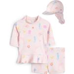 Cappelli rosa 9 mesi all over con visiera per neonato di C&A 