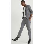 C&A Pantaloni business-slim fit, Grigio, Taille: 48