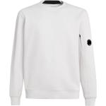 C.P. Company Felpa Diagonal Raised Fleece Sweatshirt Uomo, Cotone, Bianco, XL