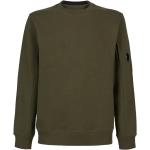 C.P. Company Felpa Diagonal Raised Fleece Sweatshirt Uomo, Cotone, Ivy Verde, S