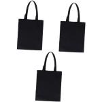 Shopping bags nere di cotone con glitter riutilizzabili per Donna 